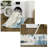 Rececca Abstract Beige Blue Area Rug, Stain Resistant Washable Floor Mat-1607144098