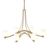 Oval Ribbon 6 - Light Shaded Classic/Traditional Chandelier