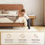 Structure de très grand lit, lit plateforme rembourré moelleux avec tête de lit réglable en hauteur, structure robuste et conception silencieuse, compatible avec les matelas sans ressorts, facile à assembler-129742336
