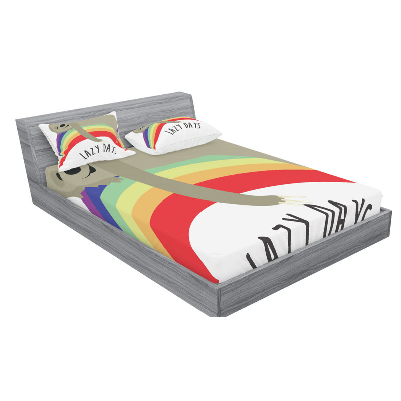 Microfiber Sheet Set, Queen Sheet Set with Fitted Sheet