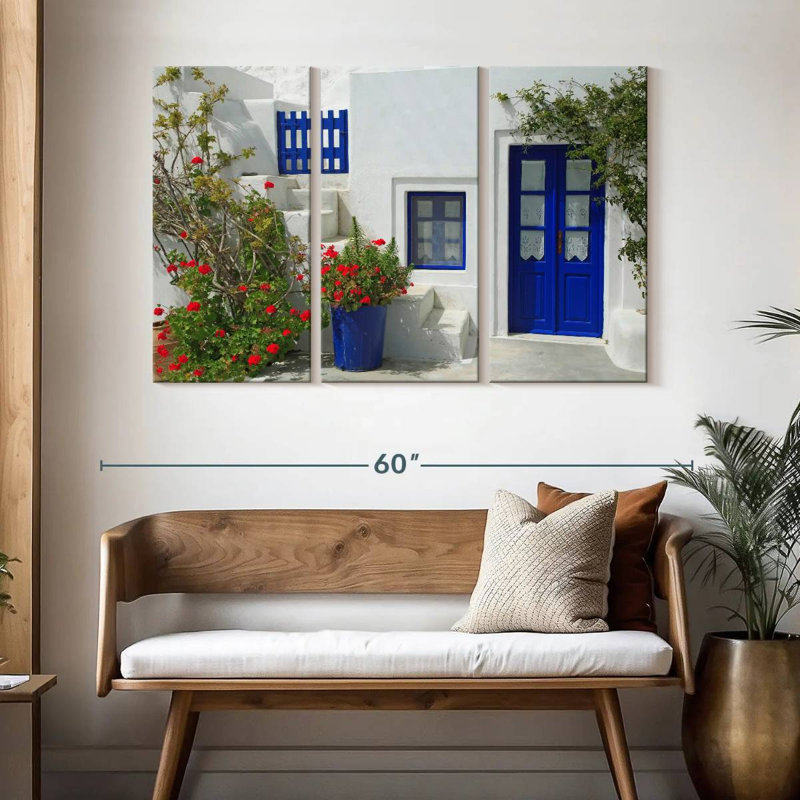 Lilie Greek Cyclades House, H 32 po x l 50 po