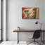 «Collied» par Dean Russo, art mural en métal doré, 36 po x 24 po-732862821