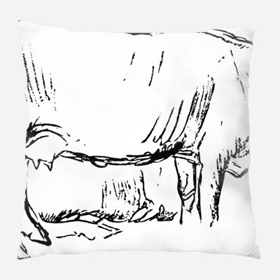 Coussin de gravure Wrobel