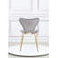 4 Doreen Velvet Upholstered Dining Chair with Black Metal Legs-1866964408-1867246406
