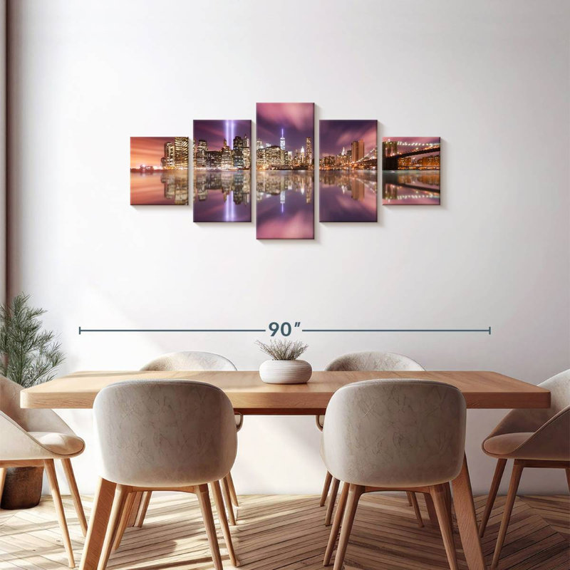 Ground Zero Skyline, 30" H x 68" W