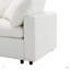 Canapé modulaire confortable en tissu