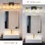 Éclairage pour meuble-lavabo à intensité variable 3 lumières 24 "avec abat-jour en cristal 24"