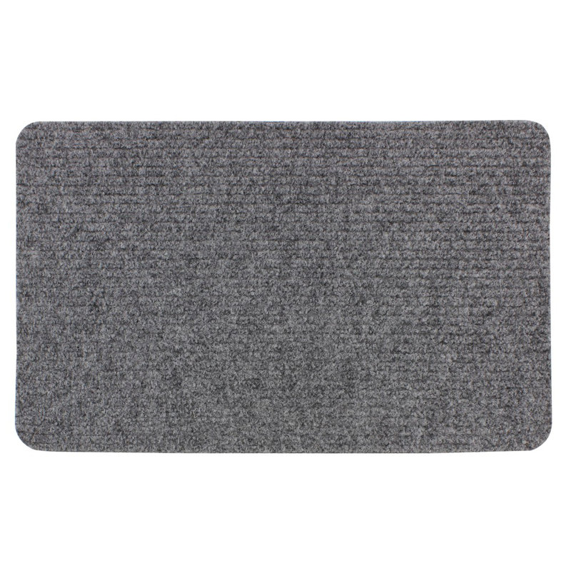 Delta Door Mat 50 X 80 Cm Non-Slip Indoor Doormat, 0.5cm H x 50cm W x 80cm L, Grey