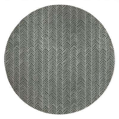 Chevron Block Non-Slip Outdoor Rug