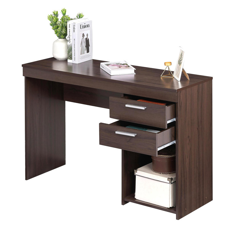 Poste de travail de bureau avec rangement Techni Mobile, espresso, Espresso