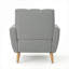 Tissu d'ameublement gris Mid-Century Channel Stitch-2102938425