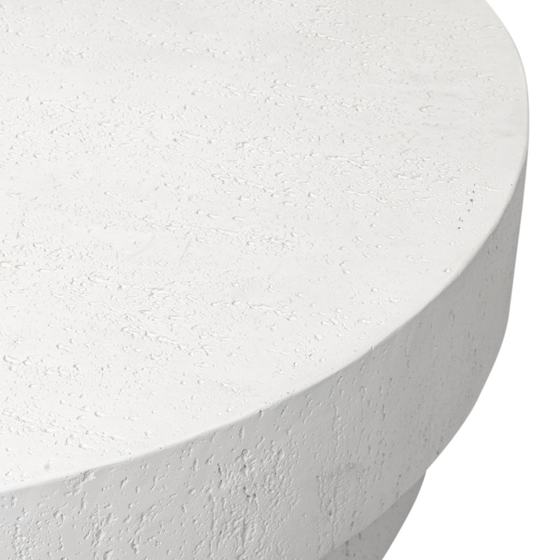 Kesia Outdoor Round Coffee Table, 15" H x 48" W x 48" D