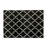 Spiceland Floral Polypropylene Area Rug in Black