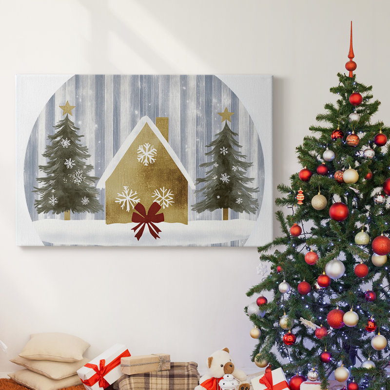 Christmas Holiday Arts - Toile tendue avec châssis, H 32 po x l 48 po