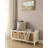 Flavius Rattan & White Finish Bench W/Storage