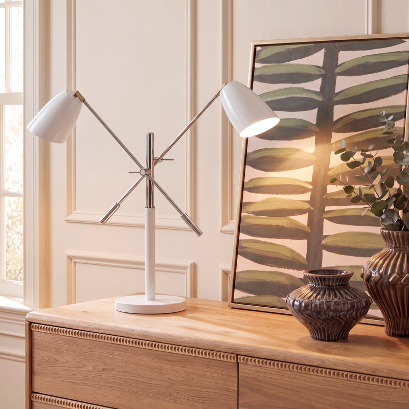 Starkey Metal Accent Lamp, White