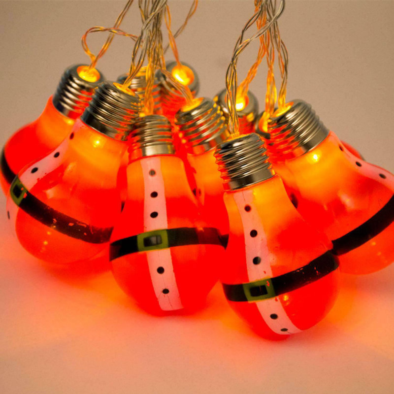 31cm Battery Powered 10 - Bulb Festoon Lights String Light (End to End Connectable)