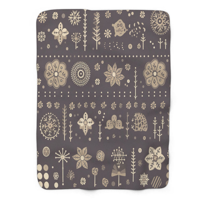 Mini Snow - 1 Piece Premium Blanket, 60" W x 80" L