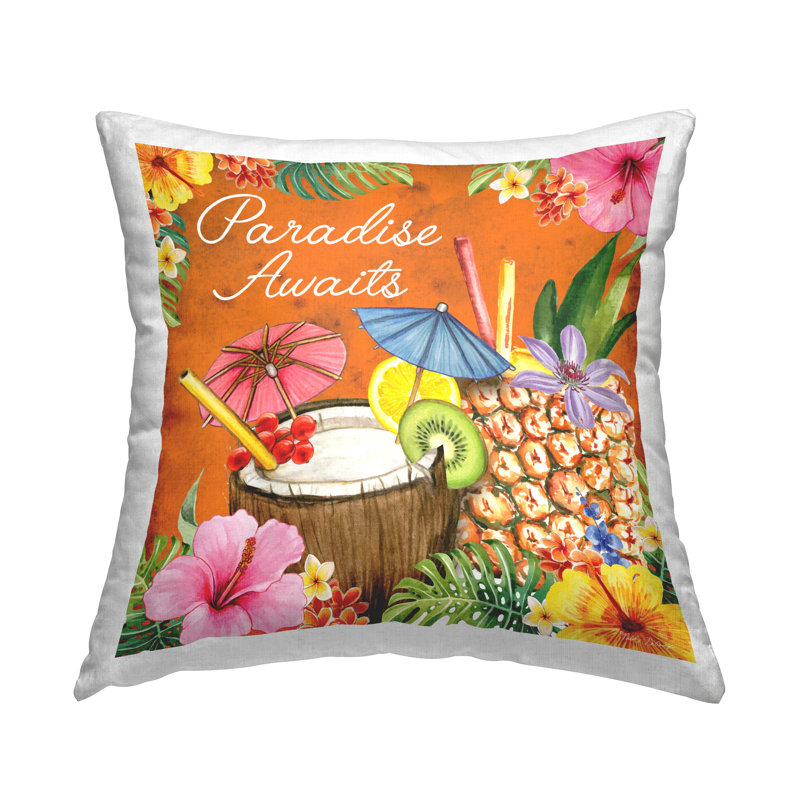 Floral Throw Pillow