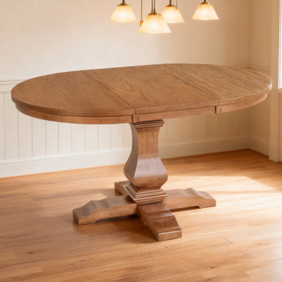 Oval Extendable Dining Table With Smooth Surface, For Entertaining And Everyday Use In Modern Homes.