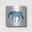  «Horse Great» par Erin Clark, art mural en métal, 12 po x 12 po-1053076048