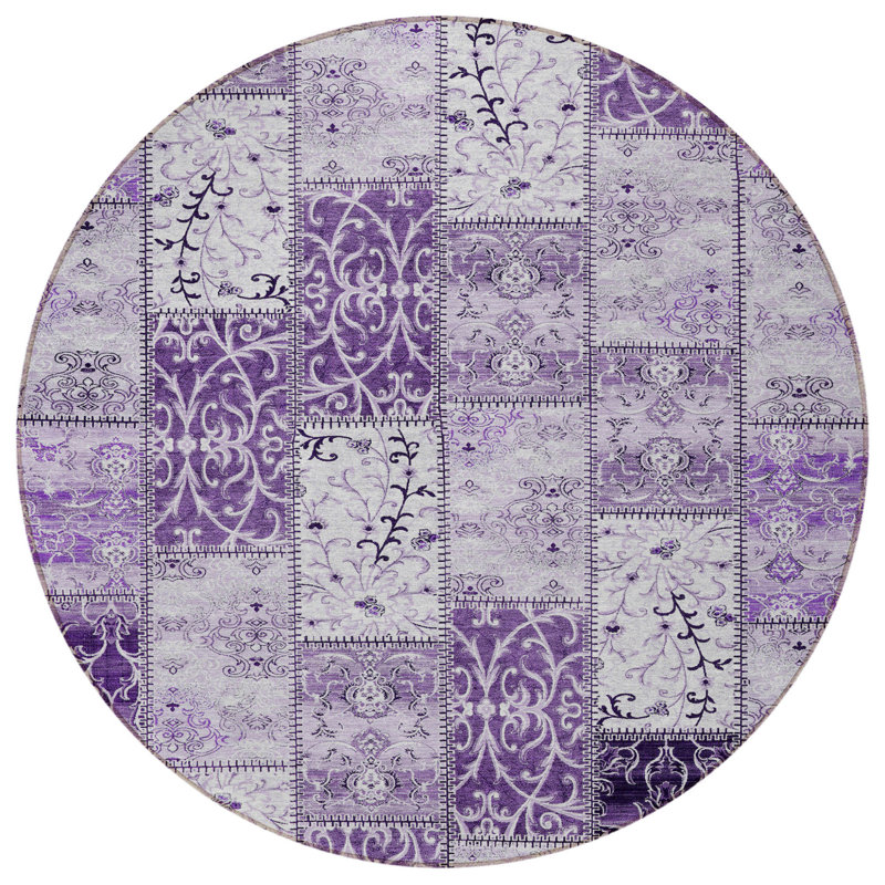 Tapis d'intérieur rond 8 pi