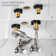Centerset 2-handle Bathroom Faucet with Drain Assembly
