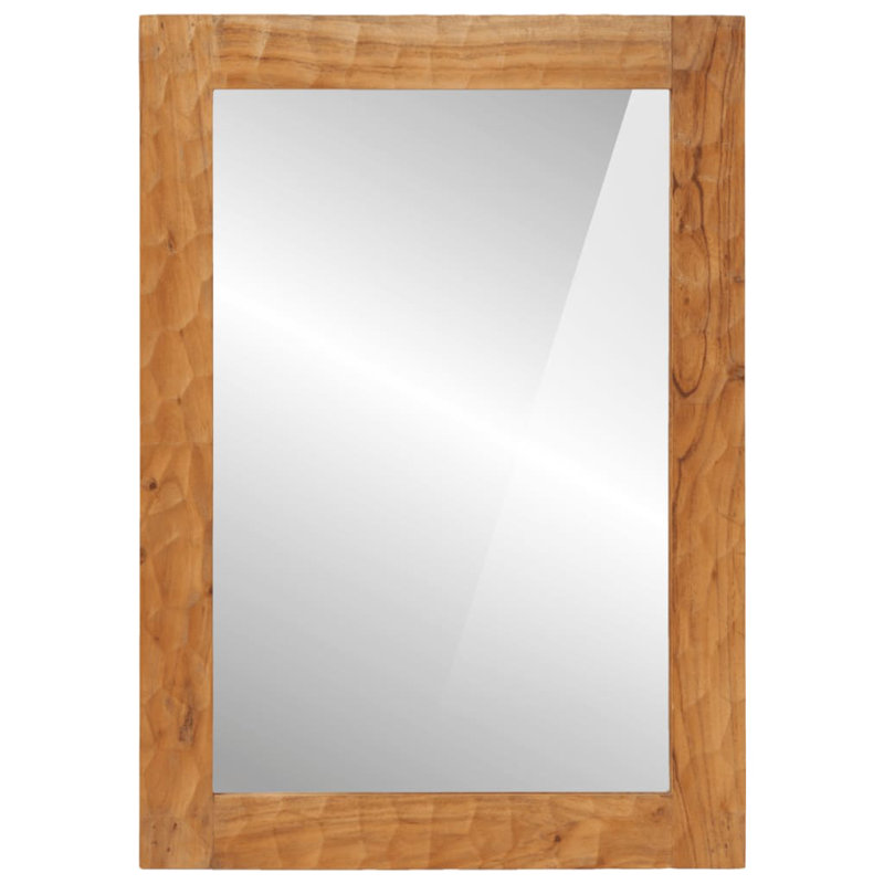 Sundee Solid Wood Wall Mirror, Brown