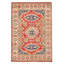 Tapis unique en laine noué à la main nouvel âge en rouge / or clair Albiero