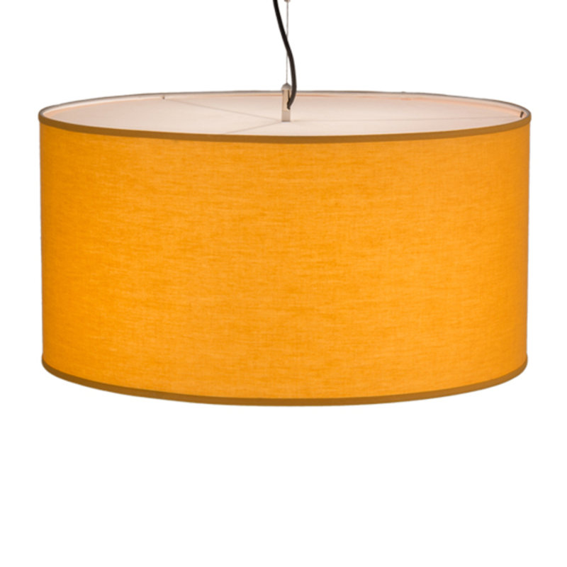 Cilindro 4 - Light Chandelier, 19" H x 27" W x 27" D, Vintage Gold Textrene