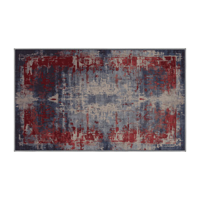 Tapis gris soyeux et moelleux