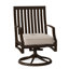 Chaise de patio pivotante avec coussin Seal Cove-98918120-98918116