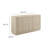 Hollis 59" Travertine Sideboard In Travertine