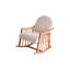 Fauteuil à oreilles berçant en hêtre-98987744