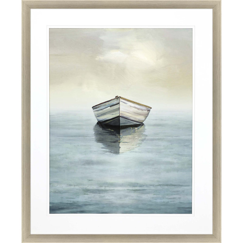 A Sure Sail Silver Framed Print Wall Art