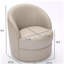 Fauteuil d'appoint pivotant en cuir Gream Top-grain, 360 ° Smin Spin, chaise longue moderne Mid-Century pour le salon / bureau-1500881814