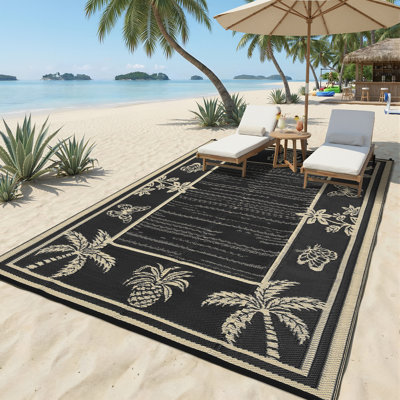 Tapis d'extérieur Botanical Reversible