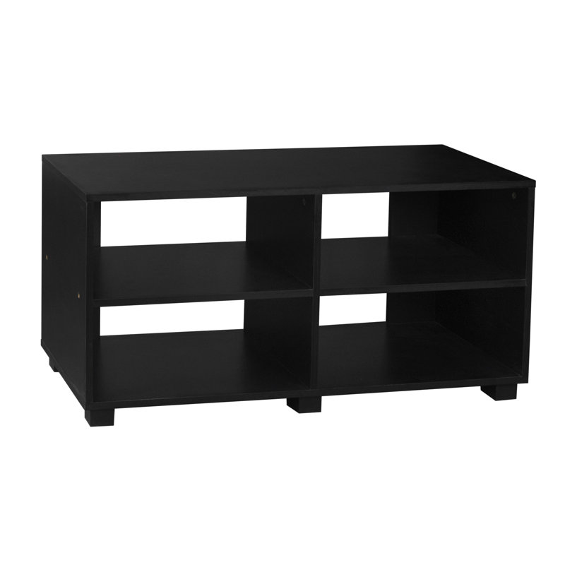 Unfinished TV Stand for TVs up to 43", Black/Blue
