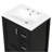 Modern 24-Inch Bathroom Vanity With Ceramic Sink, Soft-Close Door, Double-Layer Door Shelf, And 3 Drawers-856510763