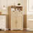 Millwood Pines Large Storage Cabinet With 2 Adjustable Drawers & 2 Shelf-288577538
