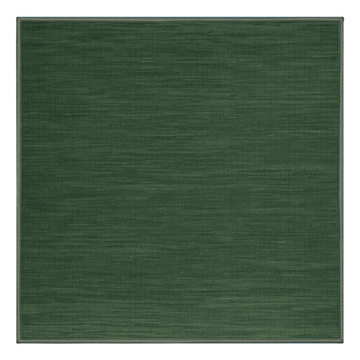 Tapis vert uni lavable à la machine