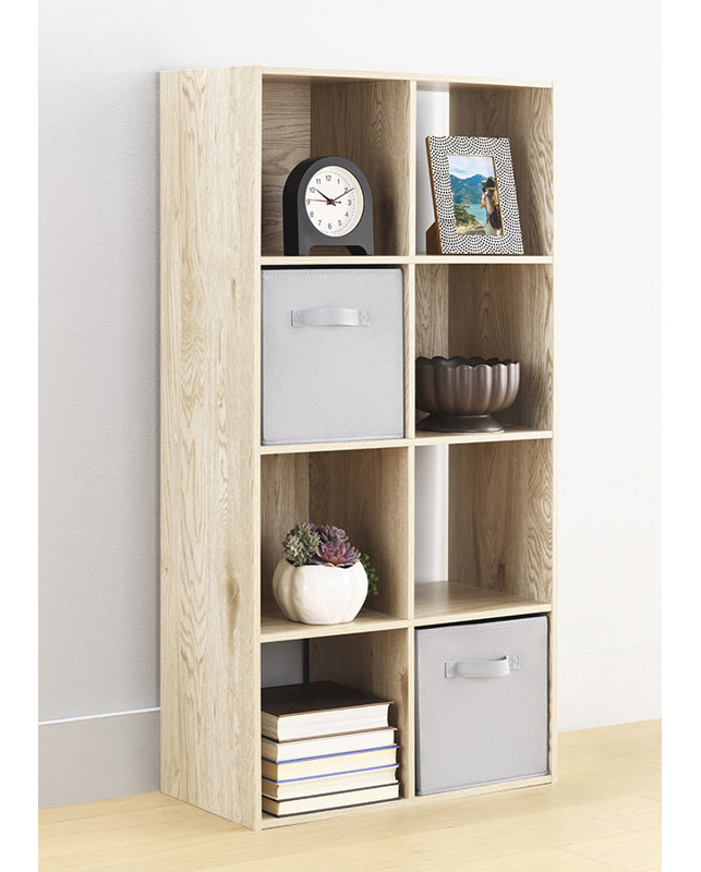 8-SECTION CUBE ORGANIZER-WHITE OAK, White Oak