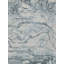 Saccara Blue Wool/Bamboo Silk handloomed Area Rug-2013052063