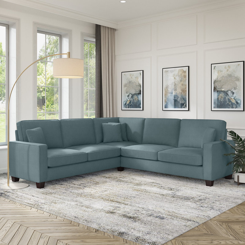 Canapé modulaire Alitza, H 35,74 po x l 99 po x P 99 po, Beige