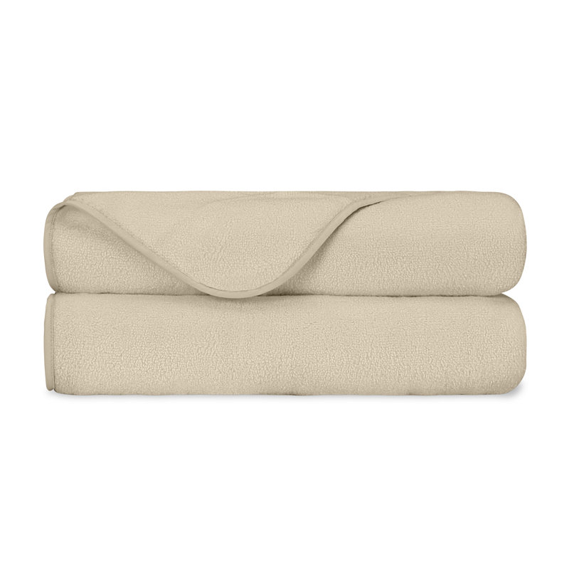 Izmir 2-pc Bath Towel Set, Candlelight