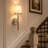 18.4Inch Armed Wall Sconce With Empire Shade