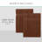Willow 2 Pieces Towel Set – 100% Combed Cotton, Premium Quality 630 GSM, Chocolate, Ultra-Soft & Highly Absorbent (2 Bath Towels)-828768438-828768441