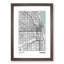 Map Chicago USA - Picture Frame Graphic Art-62802463-62802464
