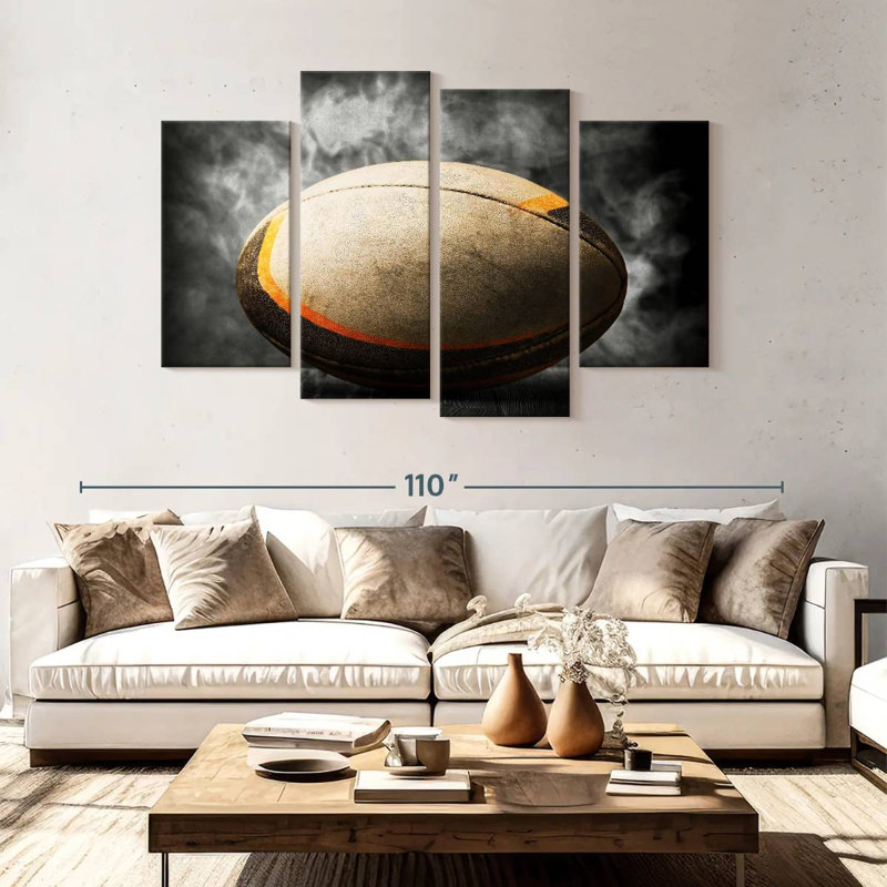 Rugby ball pop Sireci, H 54 po x l 84 po
