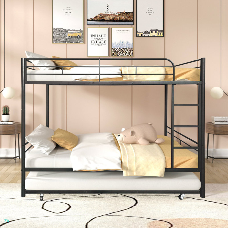 Separatable Bunk Bed With Trundle